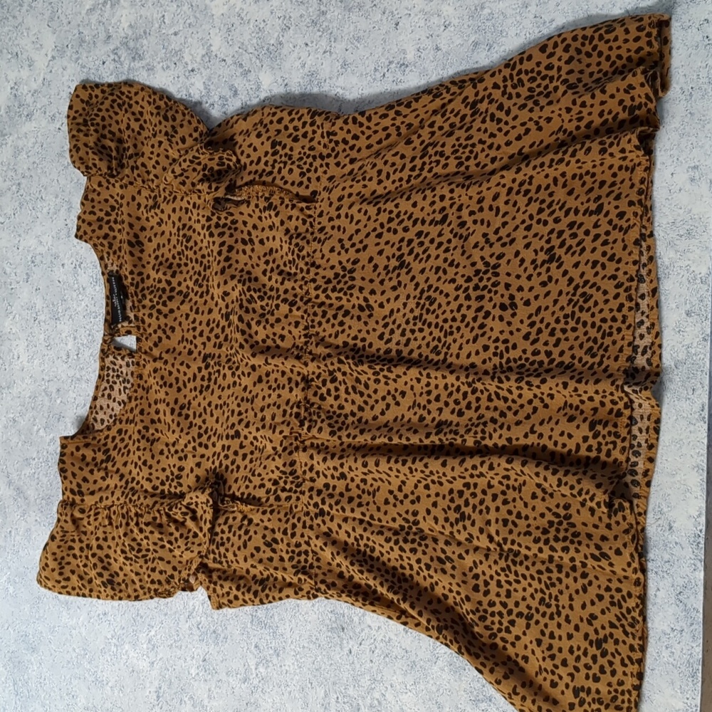 Nursing Queen Leopard Print Blouse